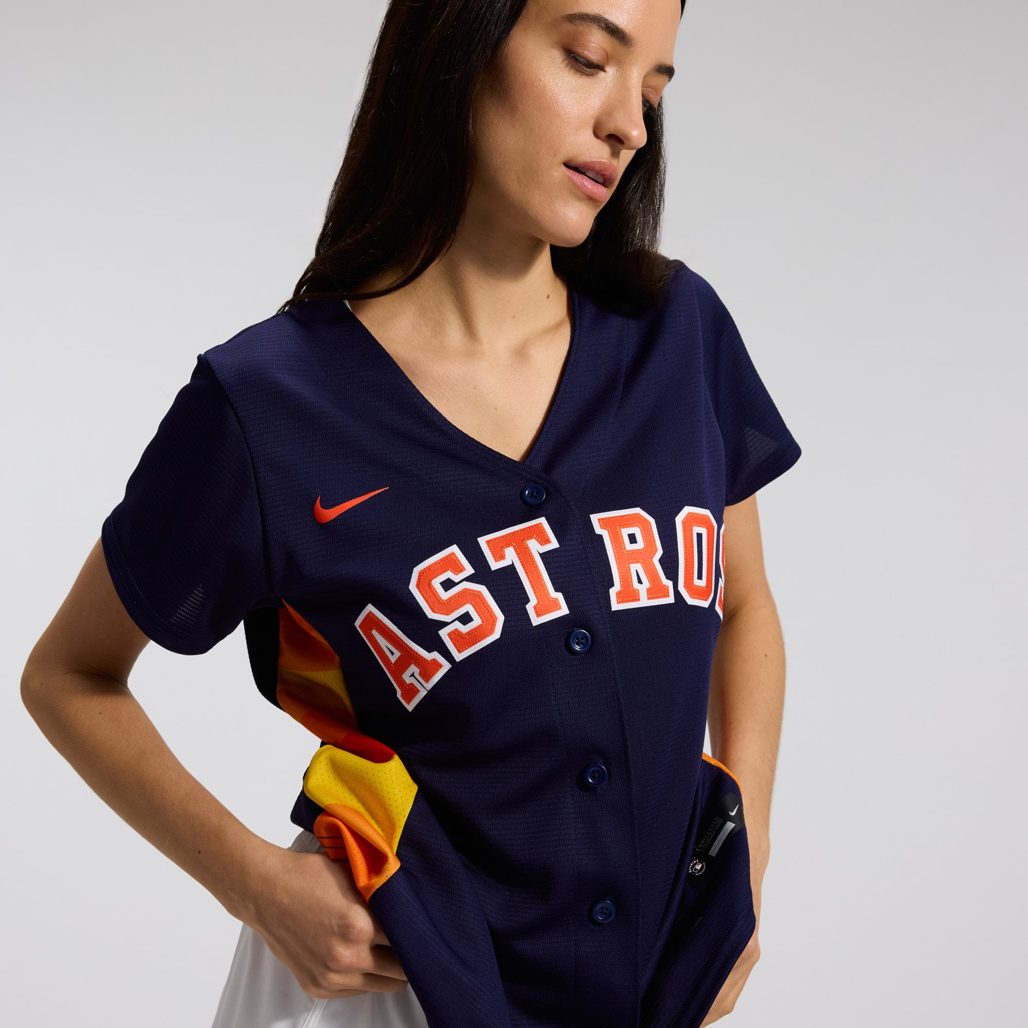 Women's Houston Astros Jose Altuve Nike Navy Alternate Replica Player Jersey - 9
