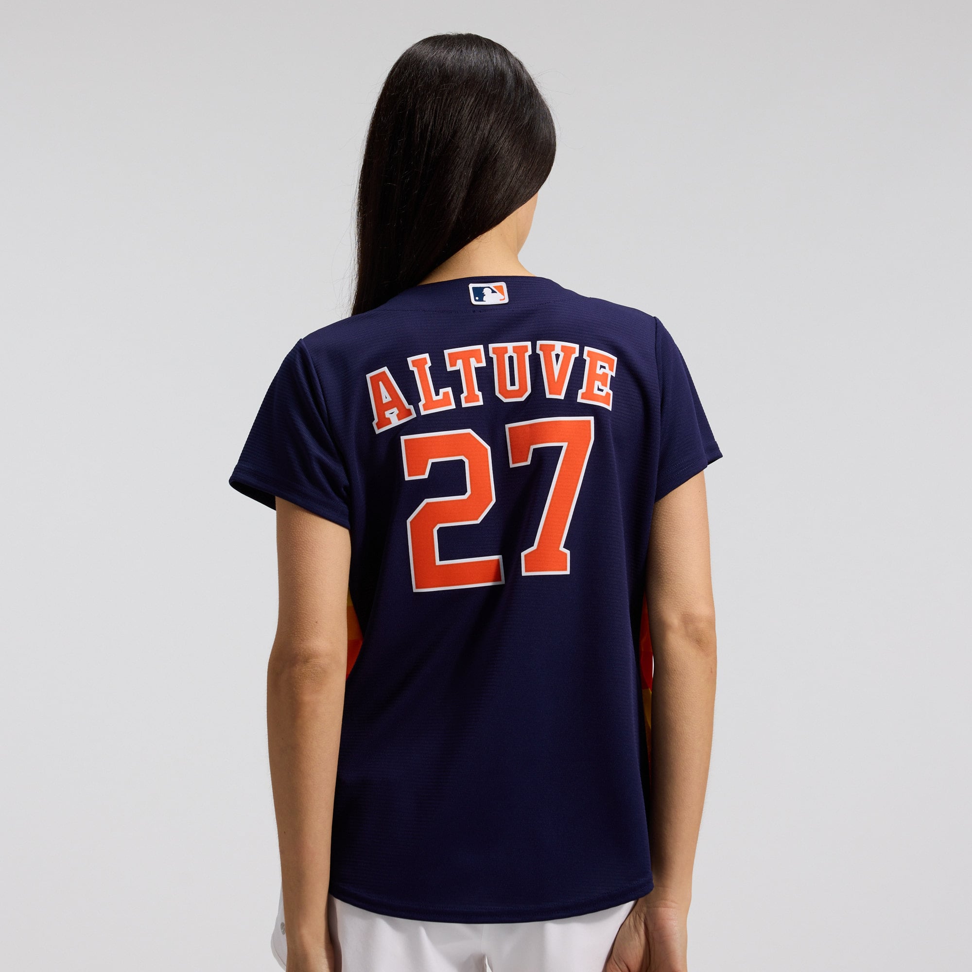 Women's Houston Astros Jose Altuve Nike Navy Alternate Replica Player Jersey - 4