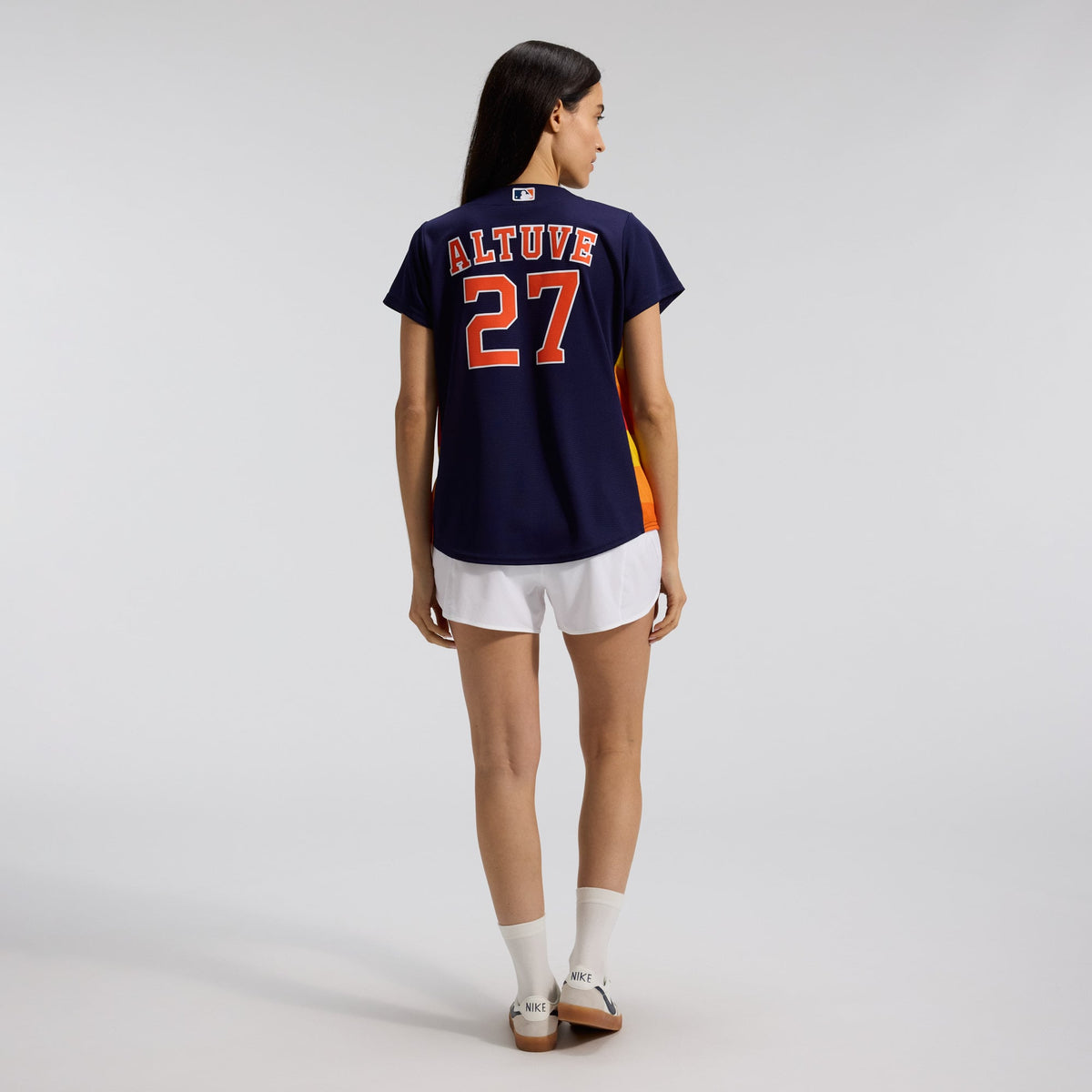Women's Houston Astros Jose Altuve Nike Navy Alternate Replica Player Jersey - 6
