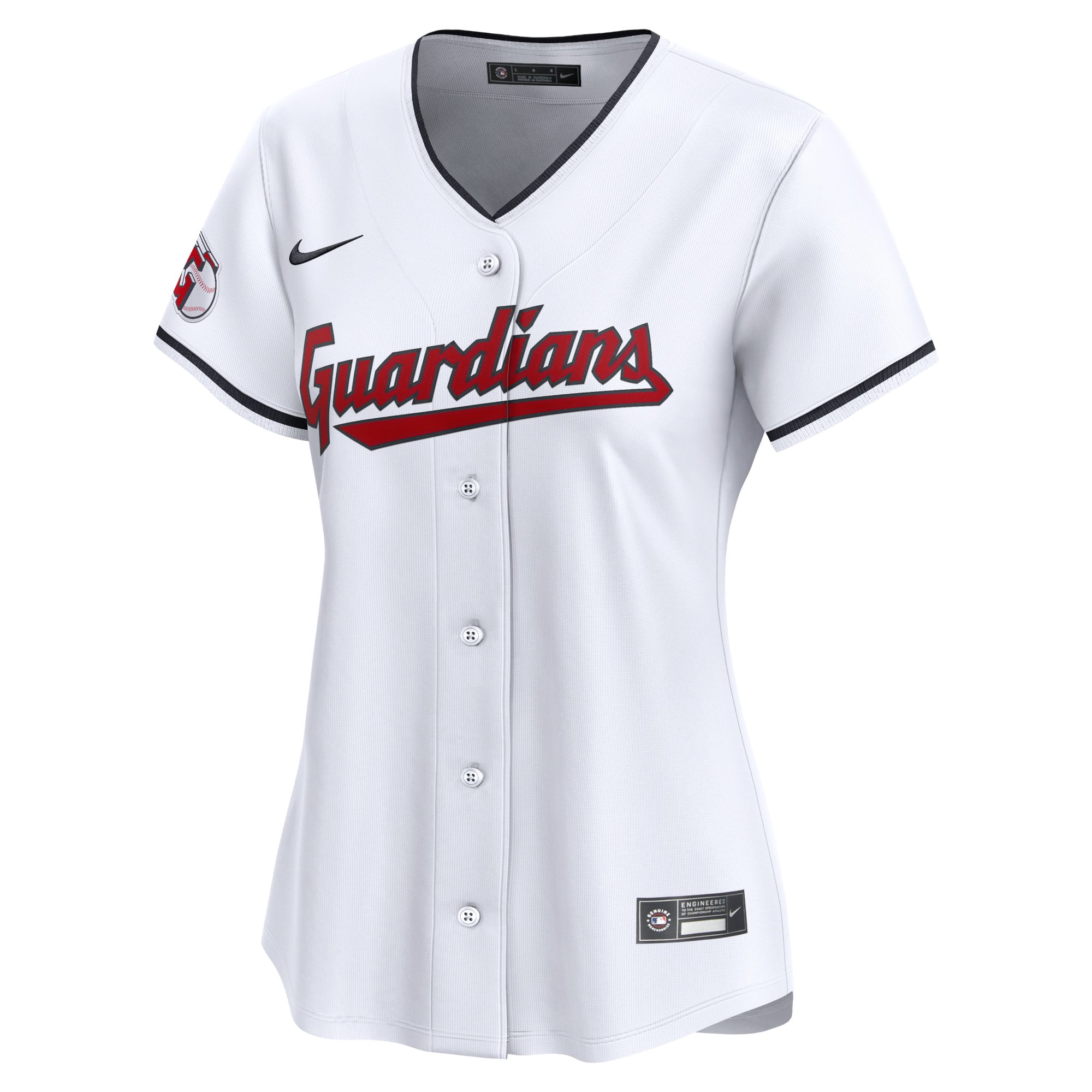 Women's Cleveland Guardians Jose Ramirez Nike White Home Limited Player Jersey - 3