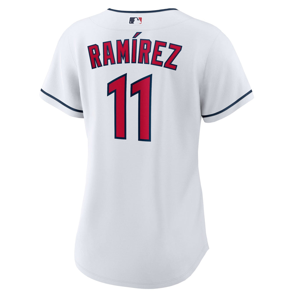 Women's Cleveland Guardians Jose Ramirez Nike White Home Replica Player Jersey - 4