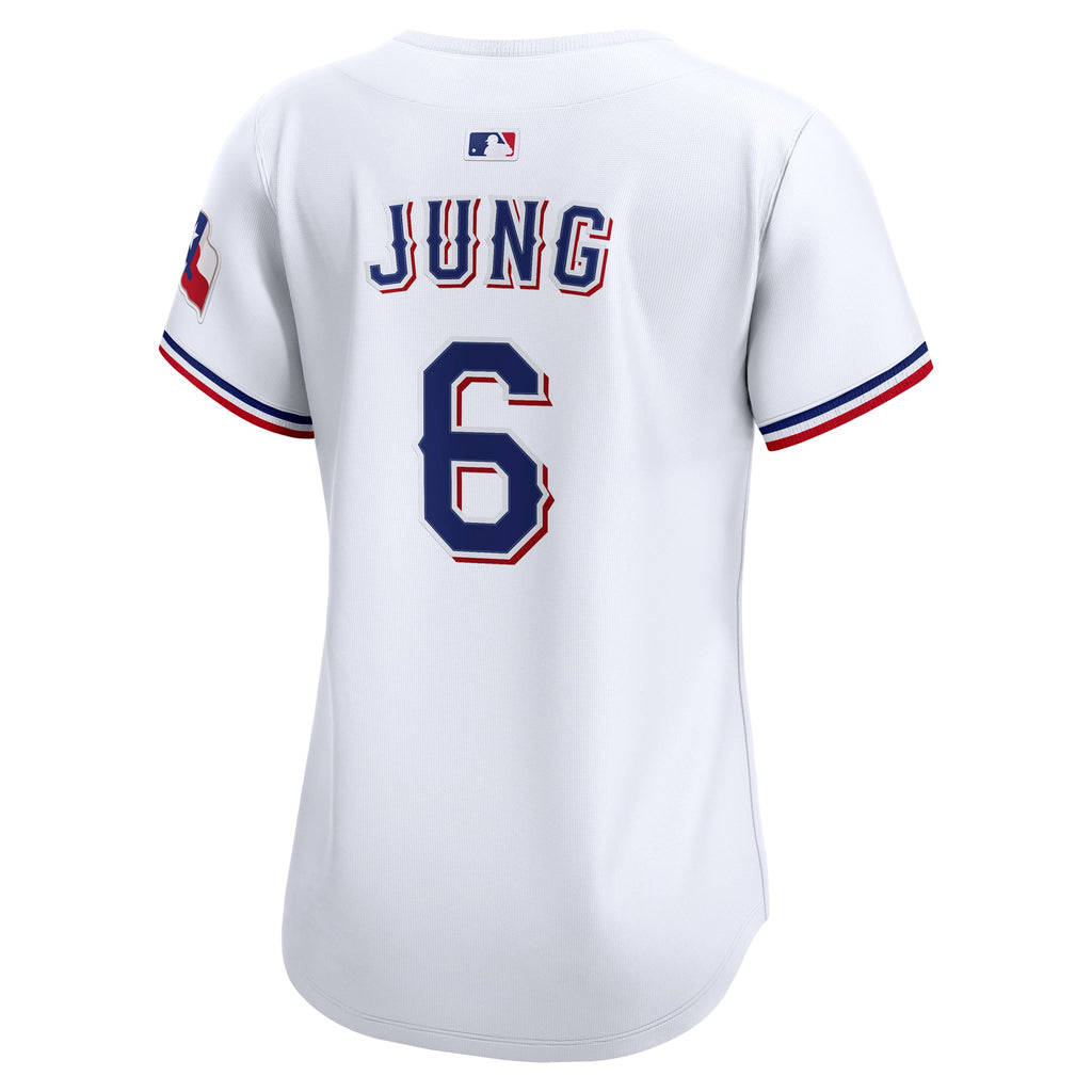 Women's Texas Rangers Josh Jung Nike White Home Limited Player Jersey - 4
