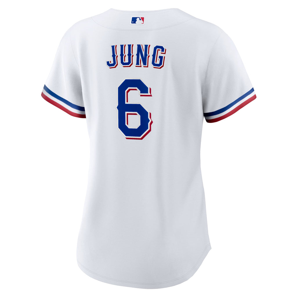 Women's Texas Rangers Josh Jung Nike White Home Replica Jersey - 4