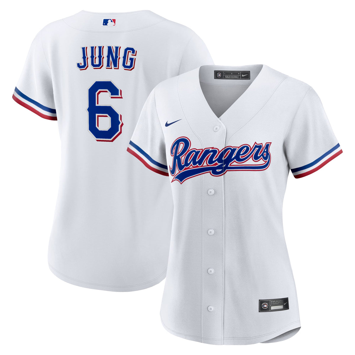 Women's Texas Rangers Josh Jung Nike White Home Replica Jersey
