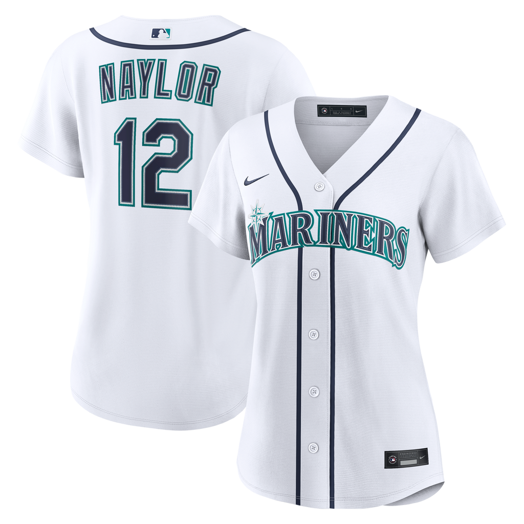 Women's Seattle Mariners Josh Naylor Nike White Home Replica Jersey - 2
