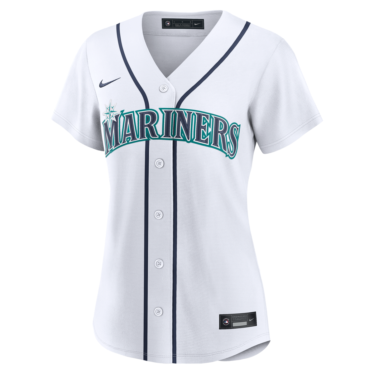 Women's Seattle Mariners Josh Naylor Nike White Home Replica Jersey - 3