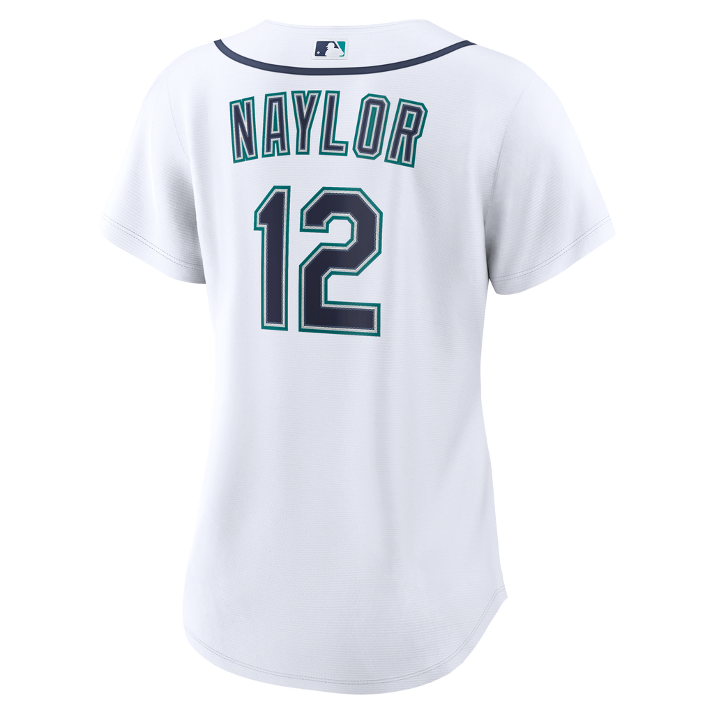 Women's Seattle Mariners Josh Naylor Nike White Home Replica Jersey - 4