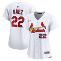 Women's St. Louis Cardinals Joshua Báez Nike White Home Limited Player Jersey