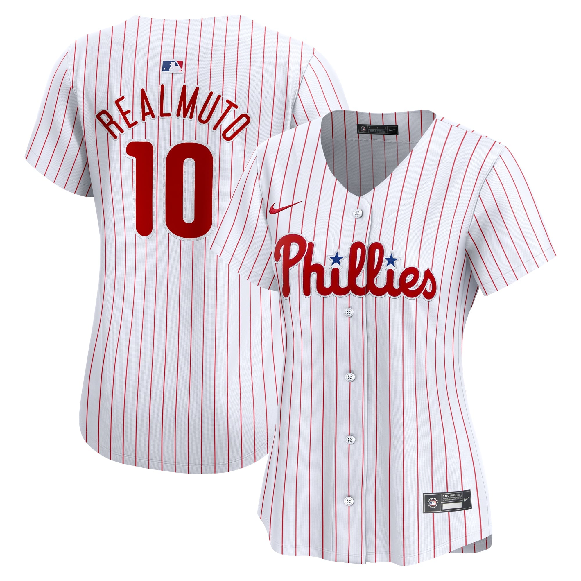 Women's Philadelphia Phillies J.T. Realmuto Nike White Home Limited Player Jersey - 2