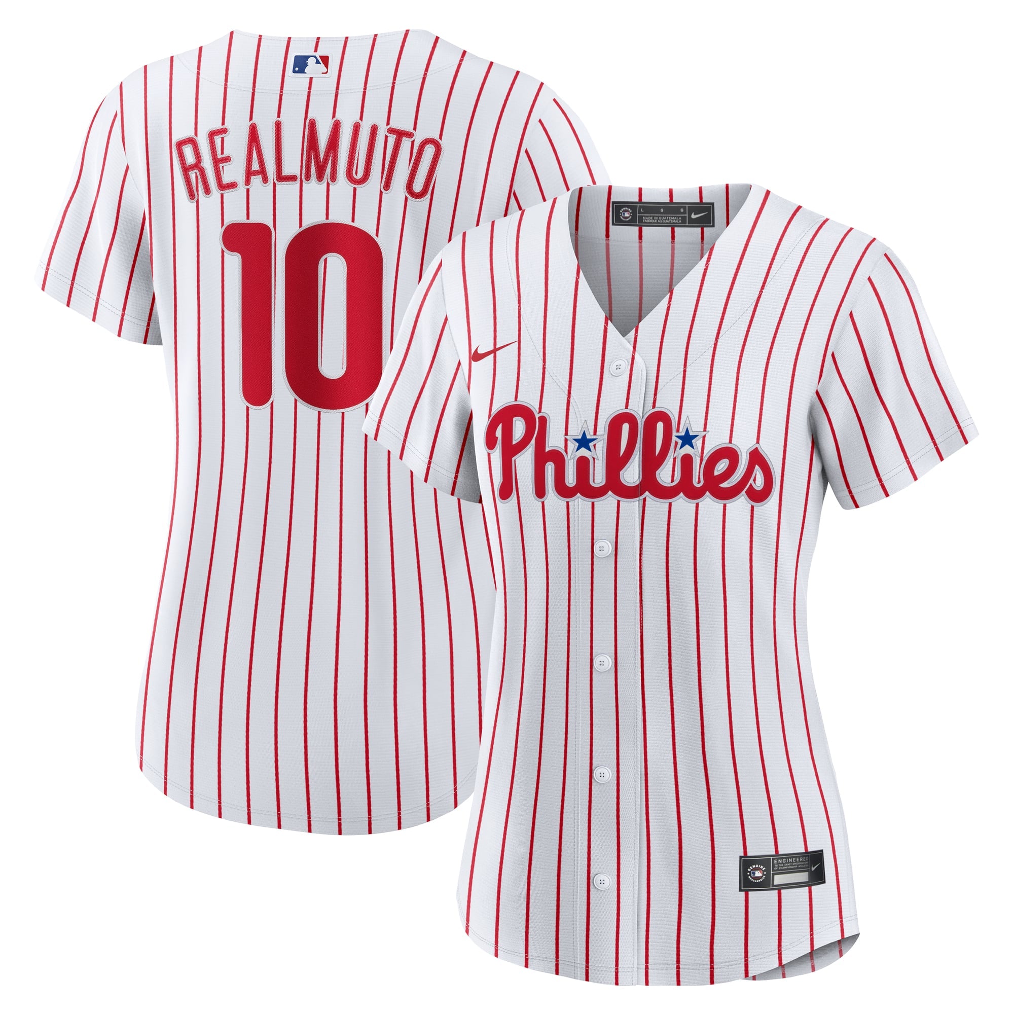 Women's Philadelphia Phillies J.T. Realmuto Nike White Home Replica Jersey - 2