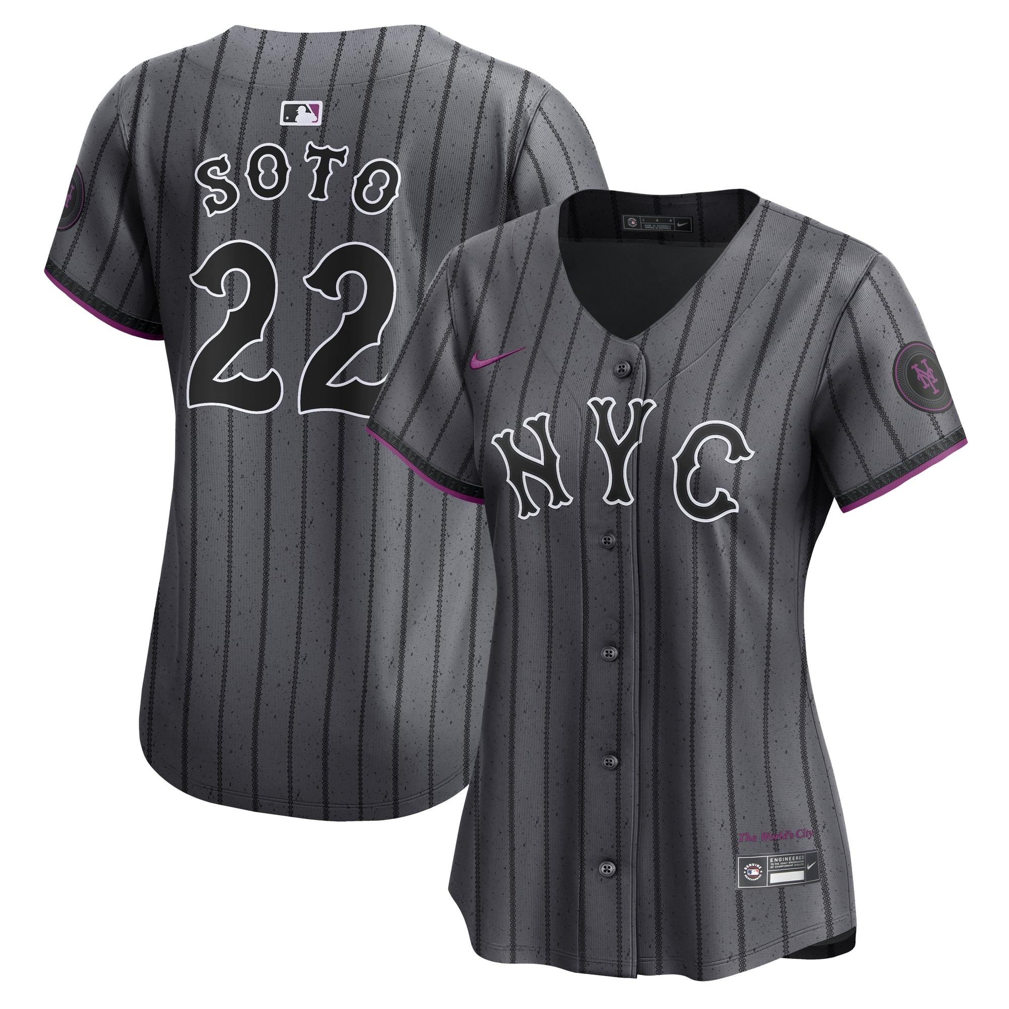 Women's New York Mets Juan Soto Nike Gray City Connect Limited Jersey - 2