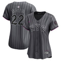 Women's New York Mets Juan Soto Nike Gray City Connect Limited Jersey