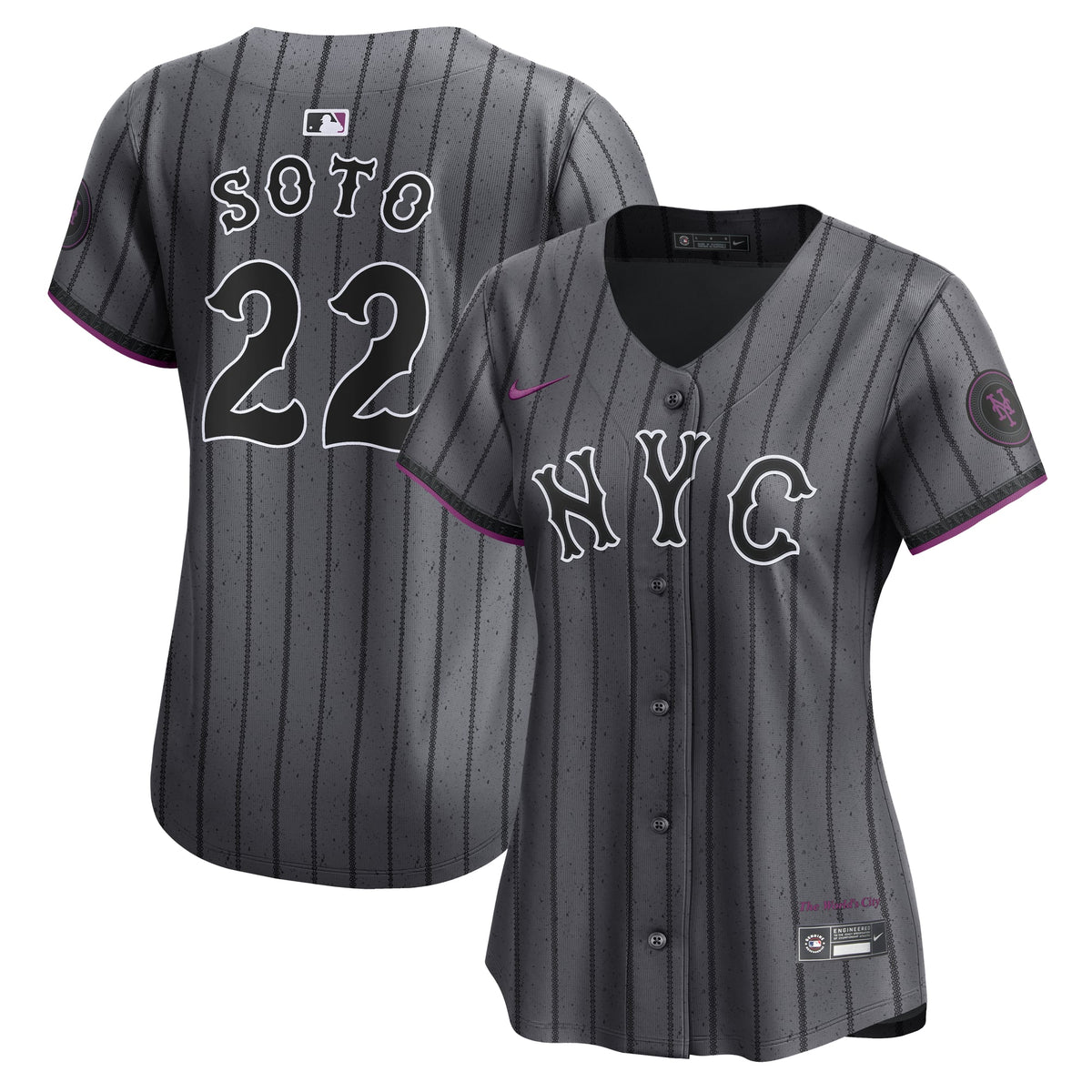 Women's New York Mets Juan Soto Nike Gray City Connect Limited Jersey