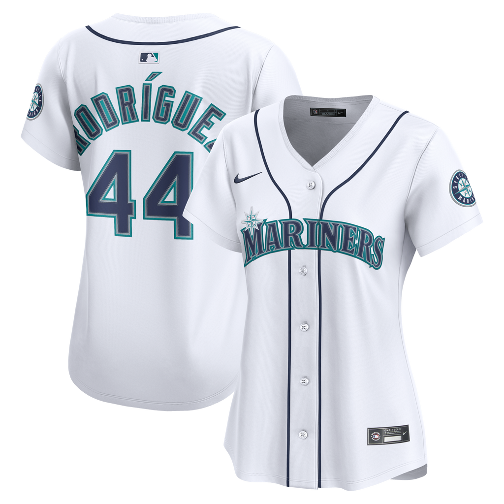 Women's Seattle Mariners Julio Rodríguez Nike White Home Limited Player Jersey - 2