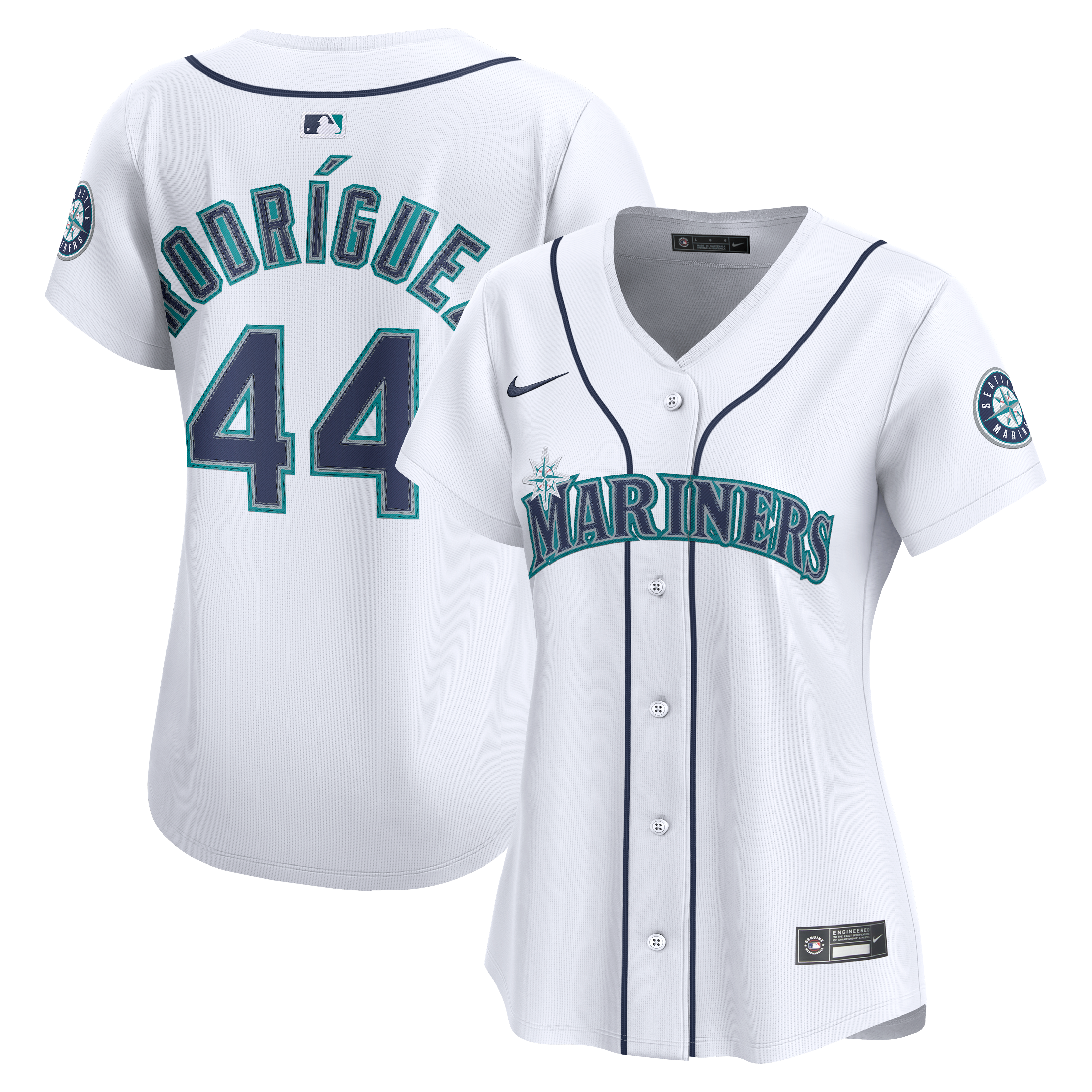 Women's Seattle Mariners Julio Rodríguez Nike White Home Limited Player Jersey