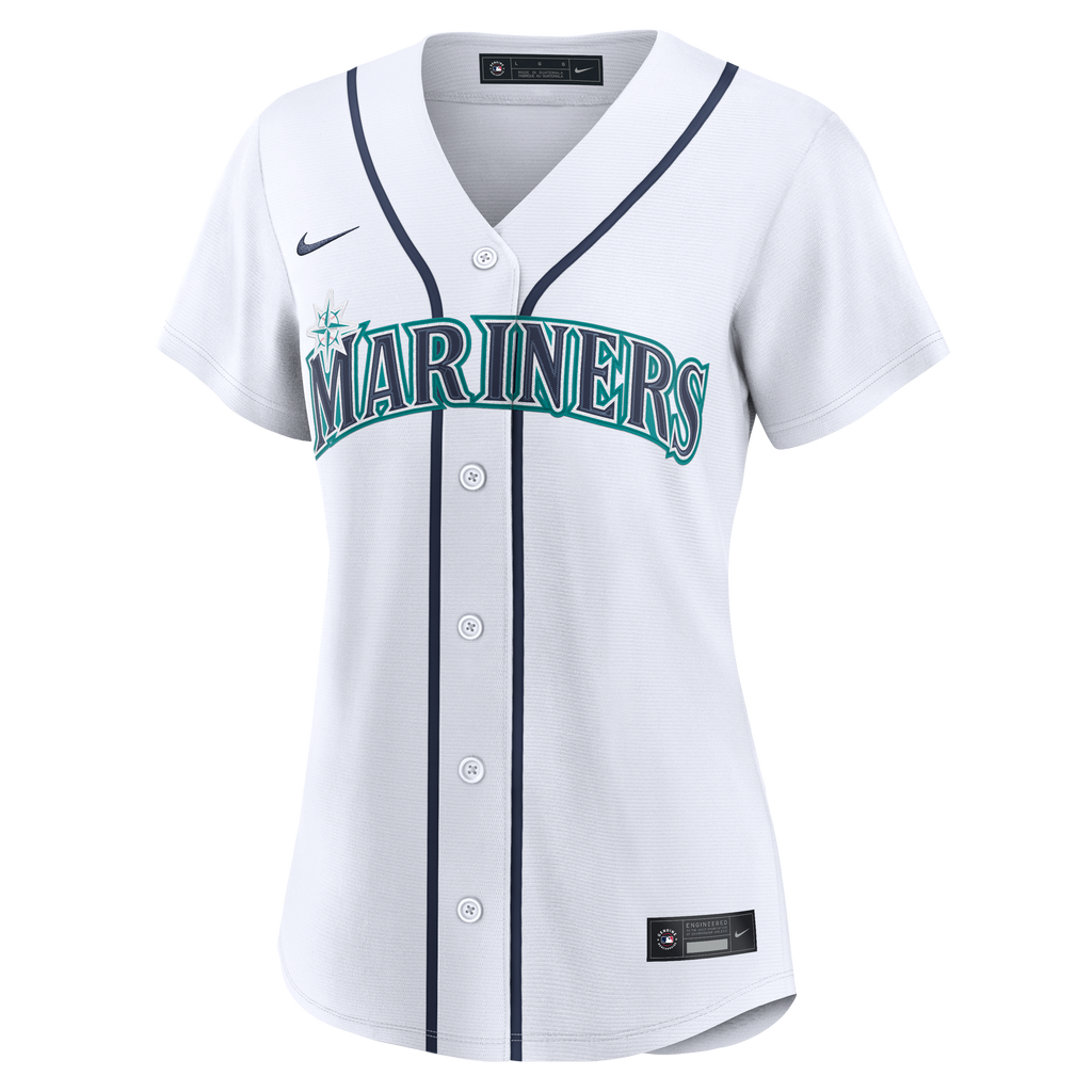Women's Seattle Mariners Kade Anderson Nike White Home Replica Jersey - 3