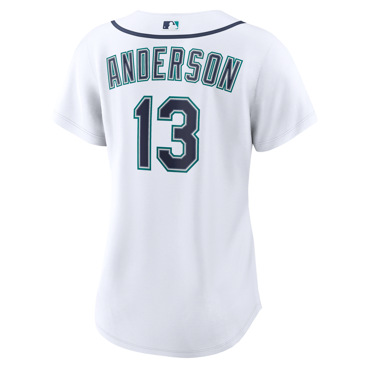 Women's Seattle Mariners Kade Anderson Nike White Home Replica Jersey - 4