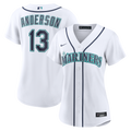 Women's Seattle Mariners Kade Anderson Nike White Home Replica Jersey