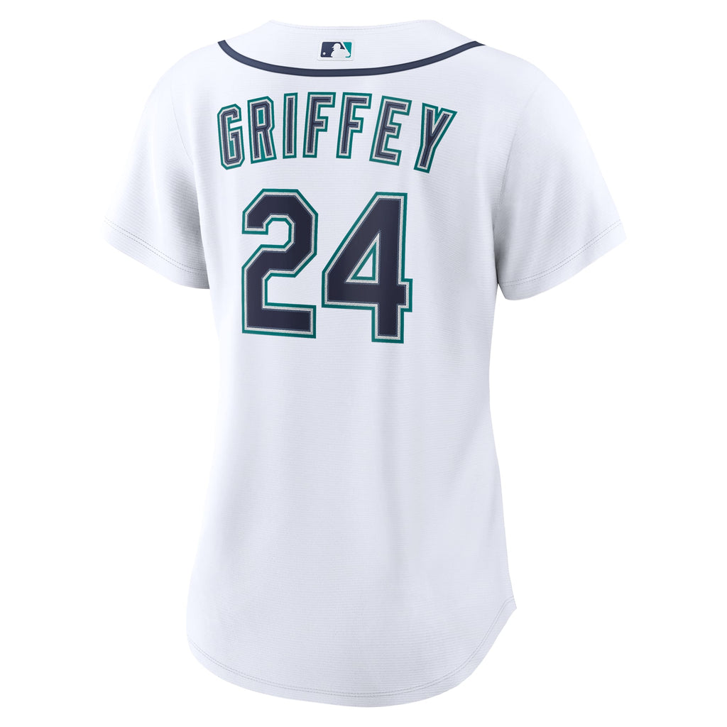 Women's Seattle Mariners Ken Griffey Jr. Nike White Home Replica Jersey - 4