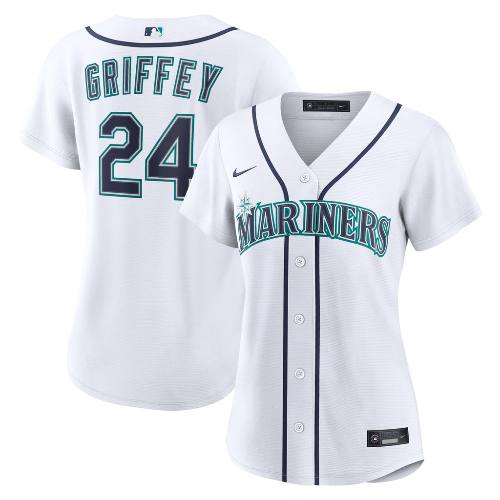 Women's Seattle Mariners Ken Griffey Jr. Nike White Home Replica Jersey