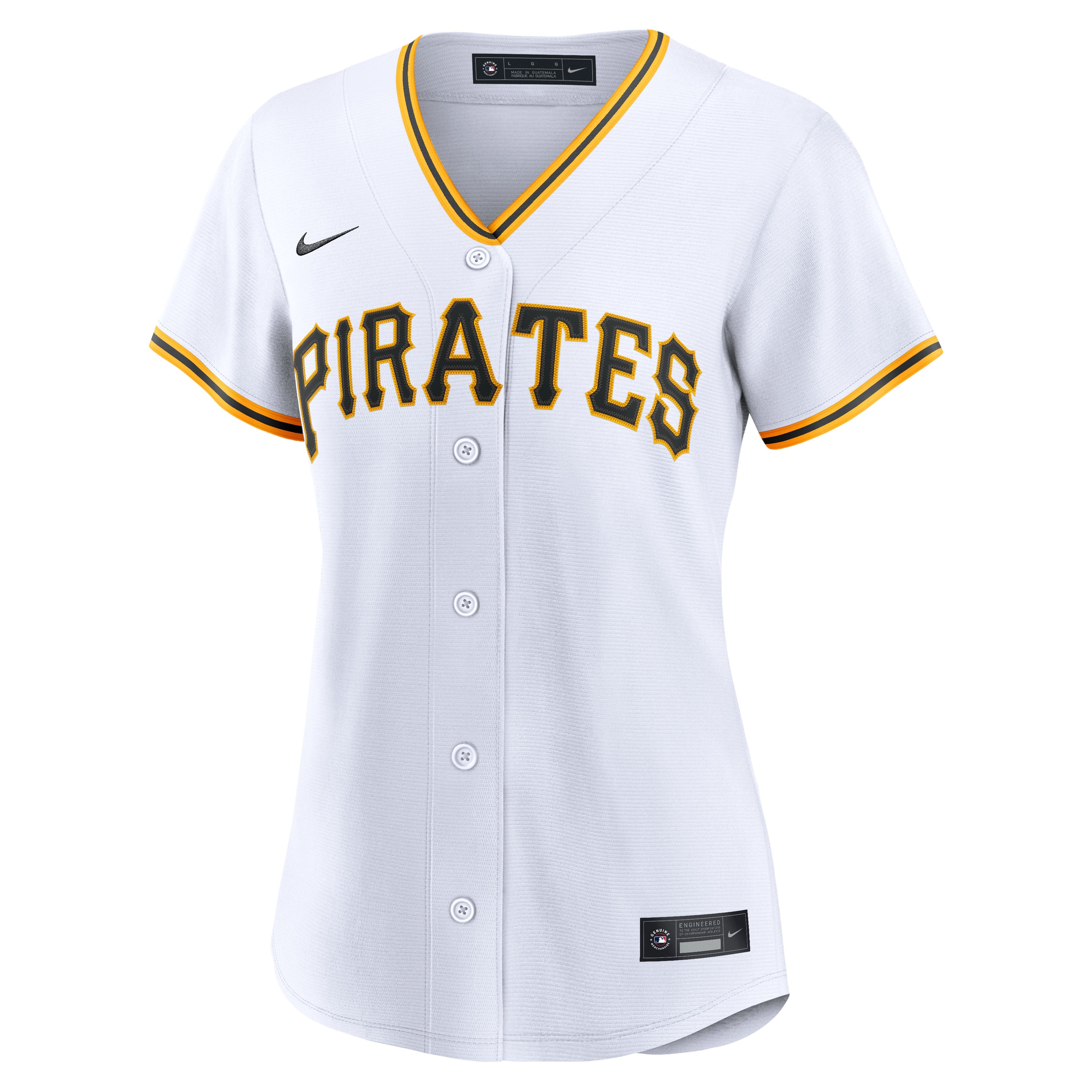 Women's Pittsburgh Pirates Kirby Yates Nike White Home Replica Jersey - 5