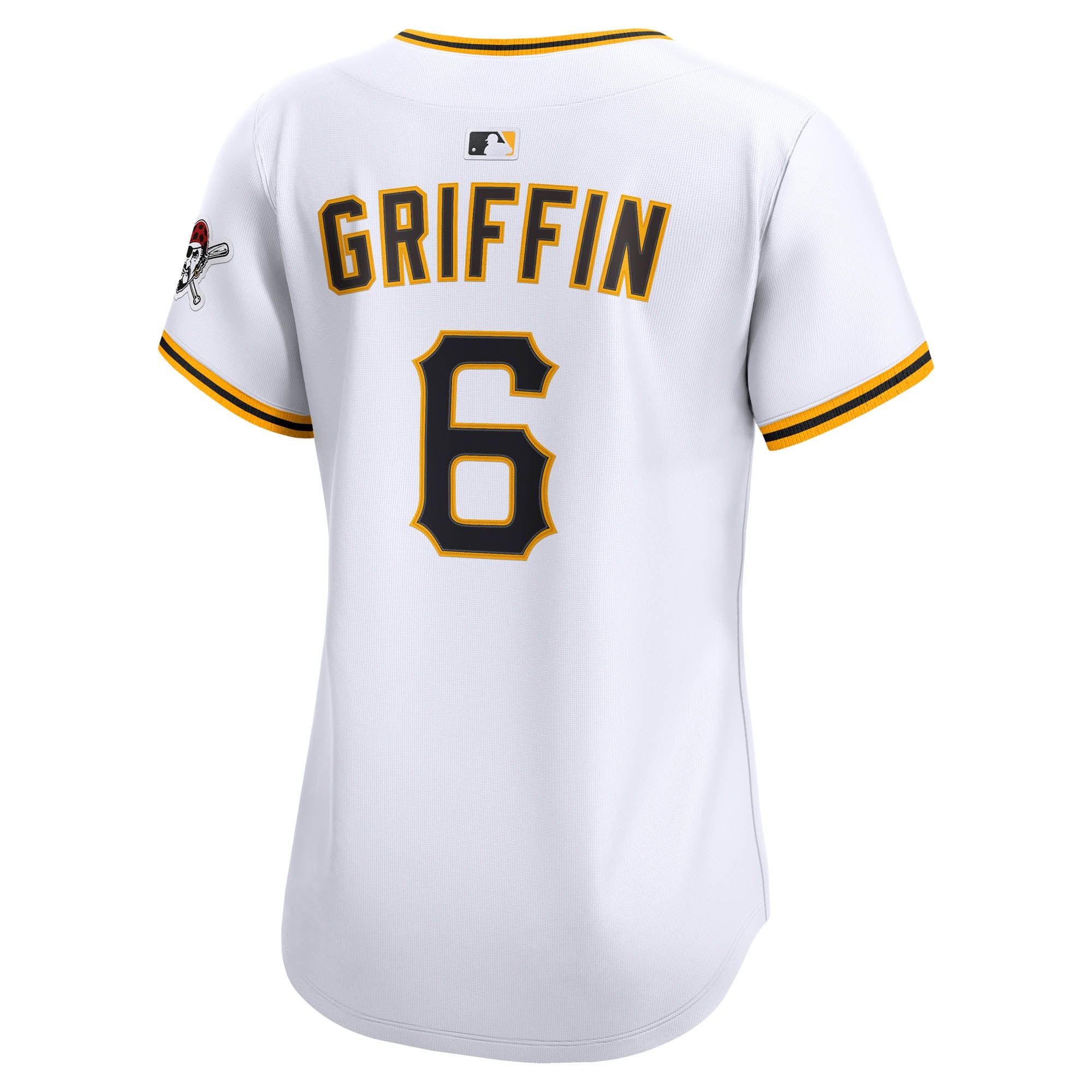 Women's Pittsburgh Pirates Konnor Griffin Nike White Home Limited Jersey - 4