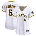 Women's Pittsburgh Pirates Konnor Griffin Nike White Home Limited Jersey