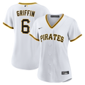 Women's Pittsburgh Pirates Konnor Griffin Nike White Home Replica Jersey