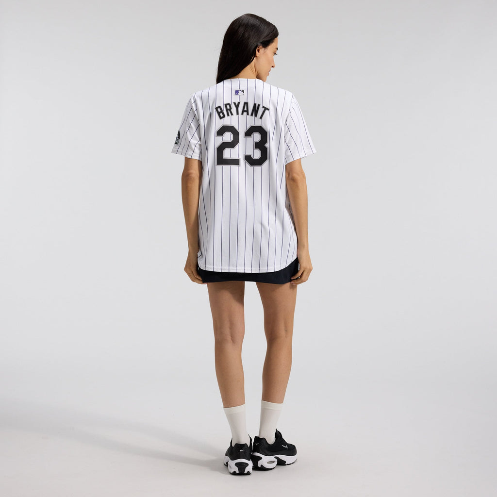 Women's Colorado Rockies Kris Bryant Nike White Home Limited Player Jersey - 6