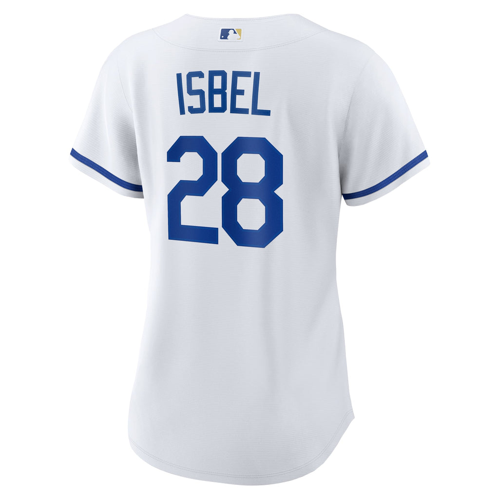 Women's Kansas City Royals Kyle Isbel Nike White Home Replica Jersey - 4