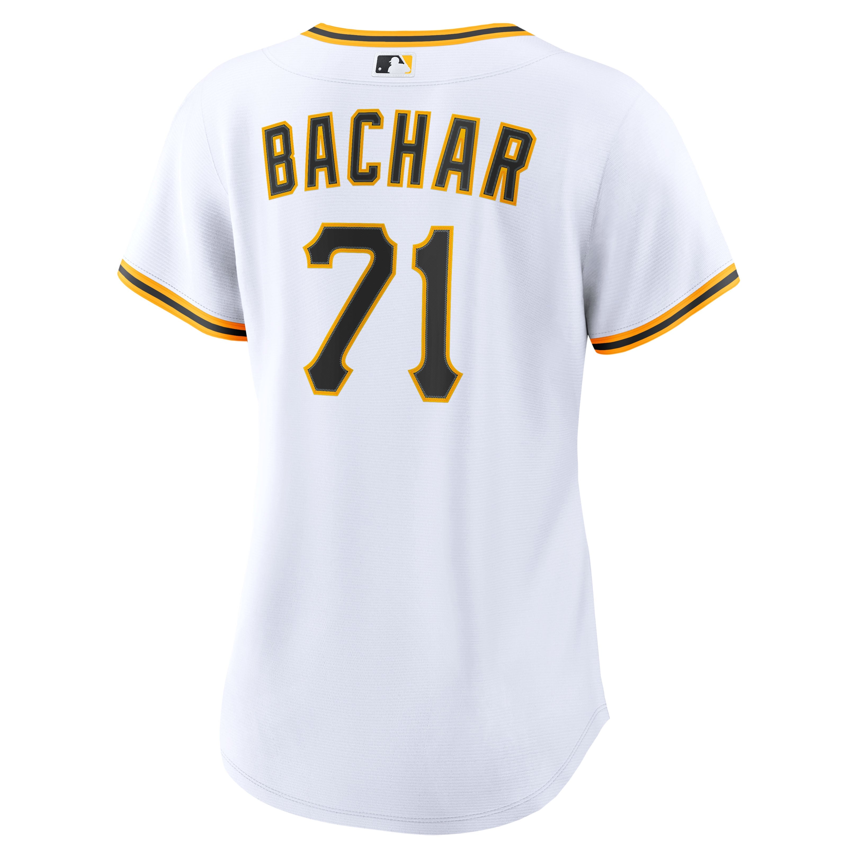 Women's Pittsburgh Pirates Lake Bachar Nike White Home Replica Jersey - 6