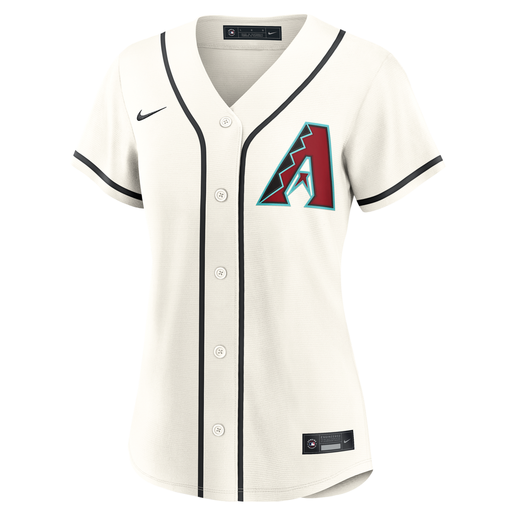 Women's Arizona Diamondbacks Lars Nootbaar Nike Cream Home Replica Jersey - 3