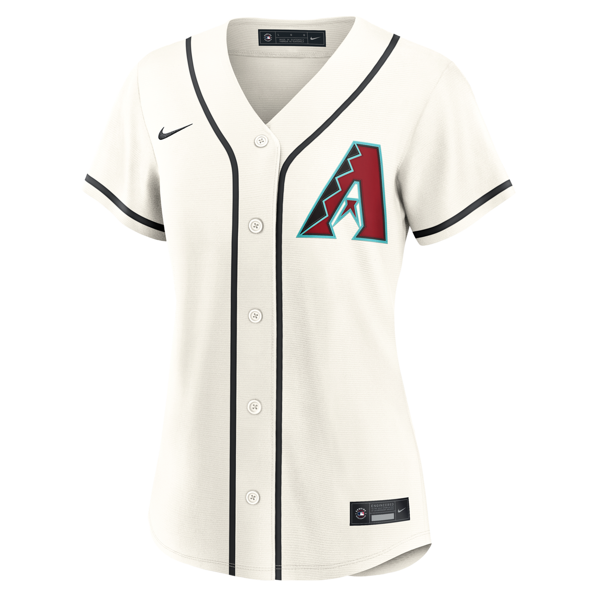 Women's Arizona Diamondbacks Lars Nootbaar Nike Cream Home Replica Jersey - 3