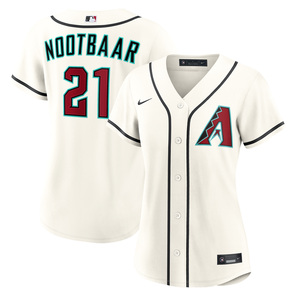 Women's Arizona Diamondbacks Lars Nootbaar Nike Cream Home Replica Jersey