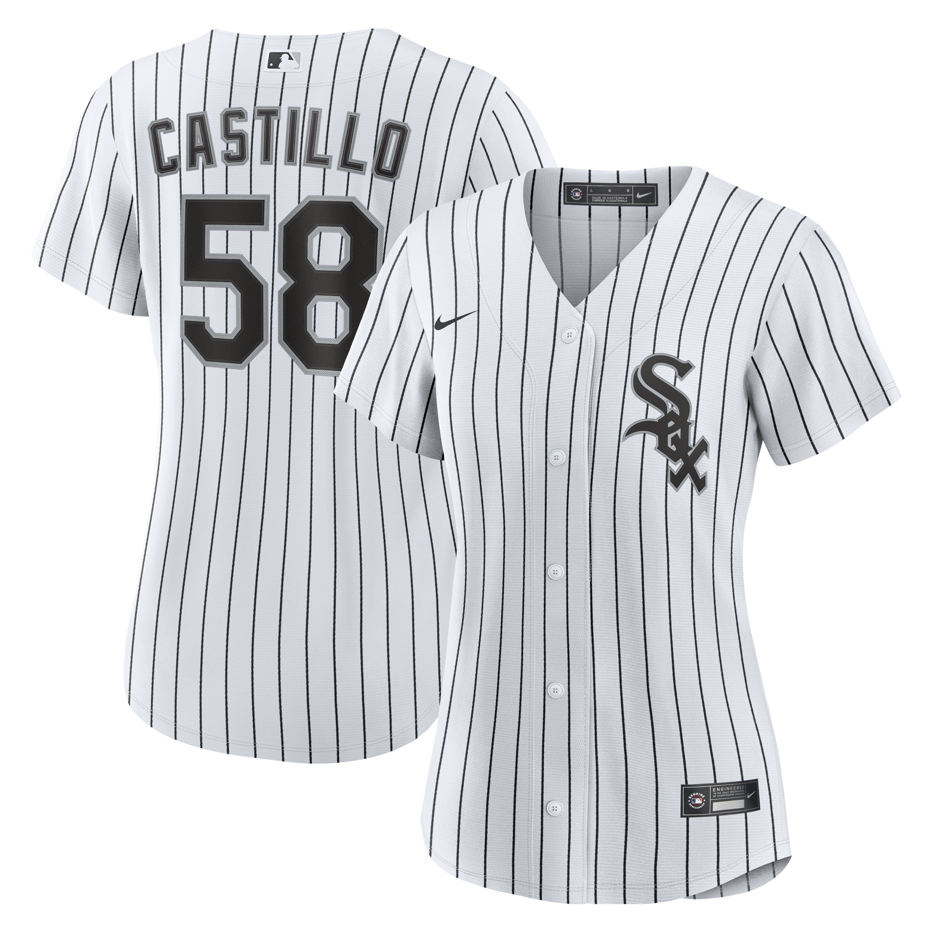 Women's Chicago White Sox Luis Castillo Nike White Home Replica Jersey - 2