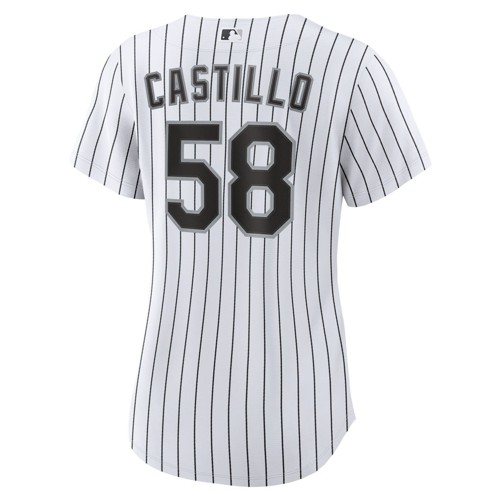 Women's Chicago White Sox Luis Castillo Nike White Home Replica Jersey - 4