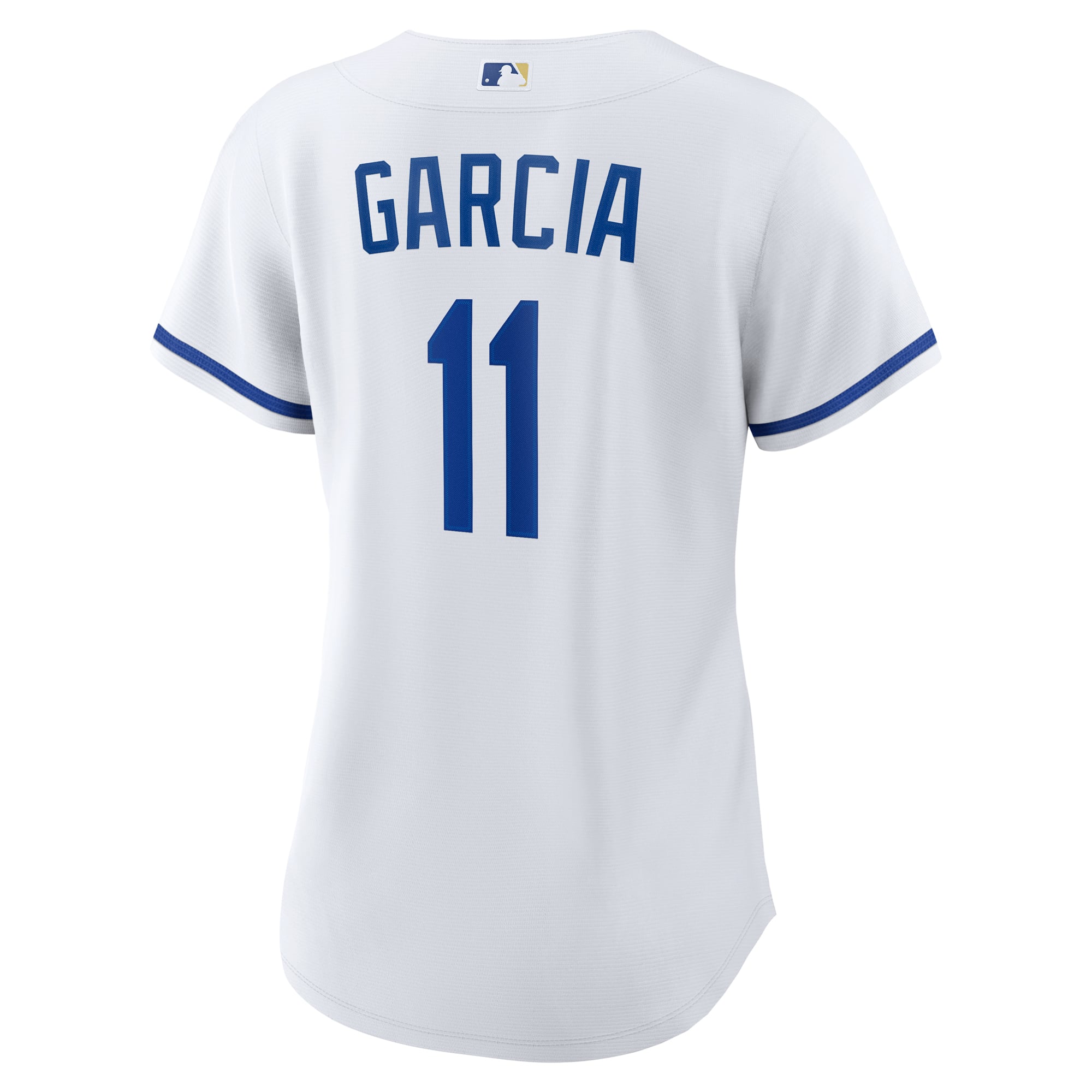 Women's Kansas City Royals Maikel Garcia Nike White Home Replica Jersey - 4