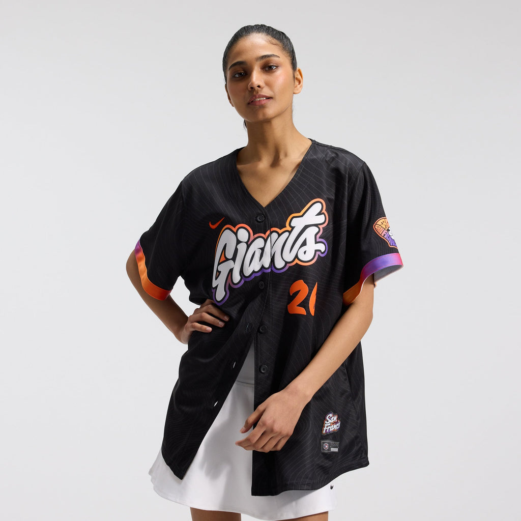 Women's San Francisco Giants Matt Chapman Nike Anthracite 2025 City Connect Limited Jersey - 3