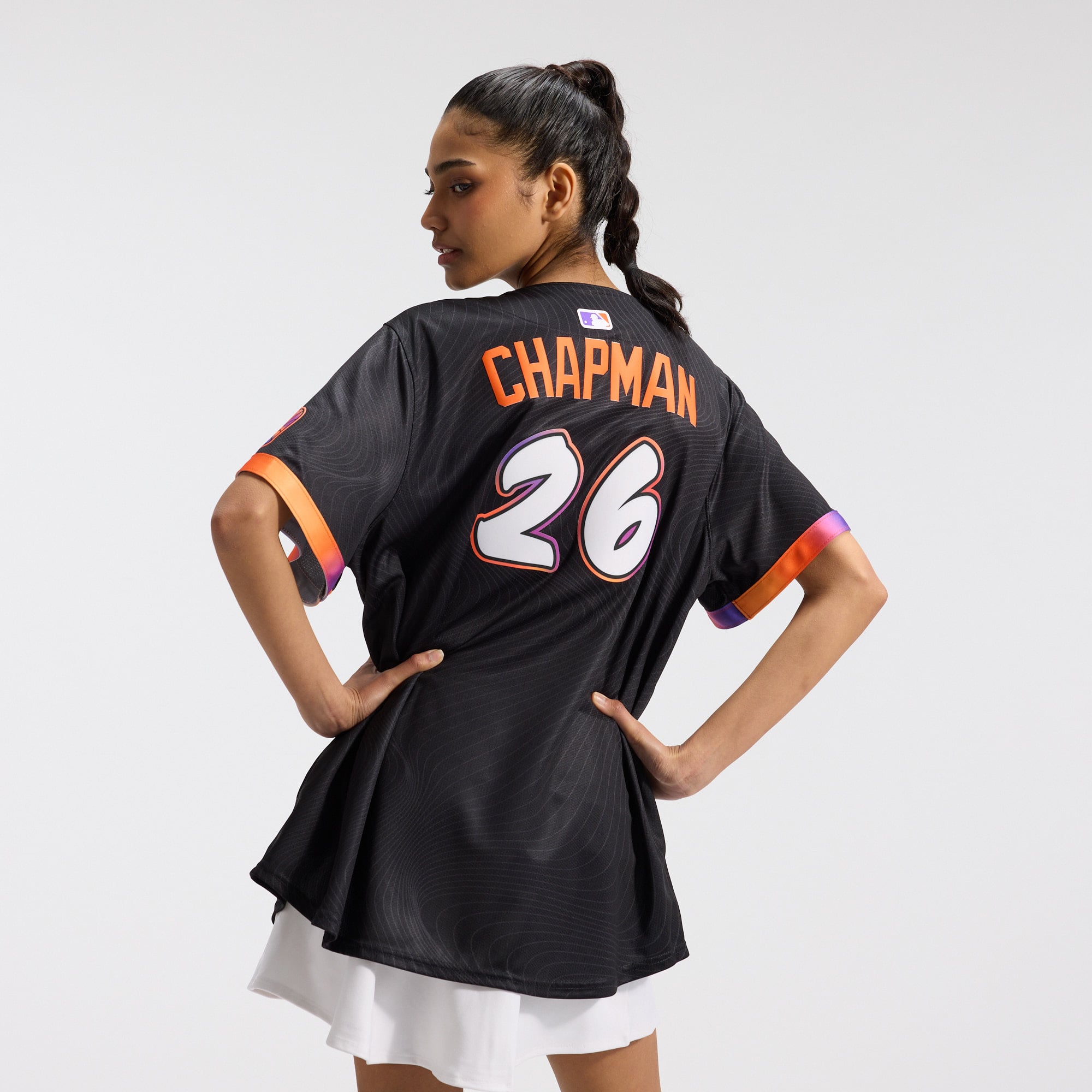 Women's San Francisco Giants Matt Chapman Nike Anthracite 2025 City Connect Limited Jersey - 4