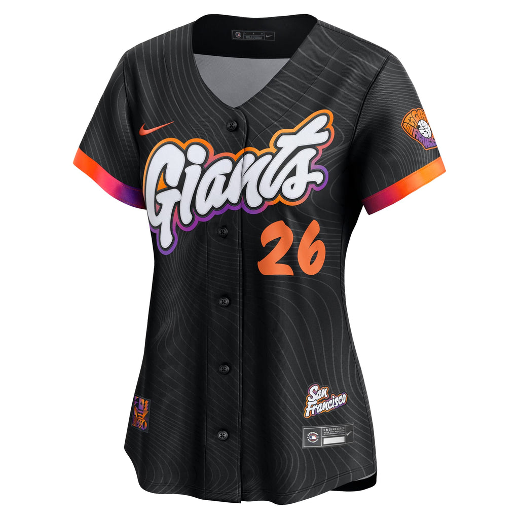 Women's San Francisco Giants Matt Chapman Nike Anthracite 2025 City Connect Limited Jersey - 7