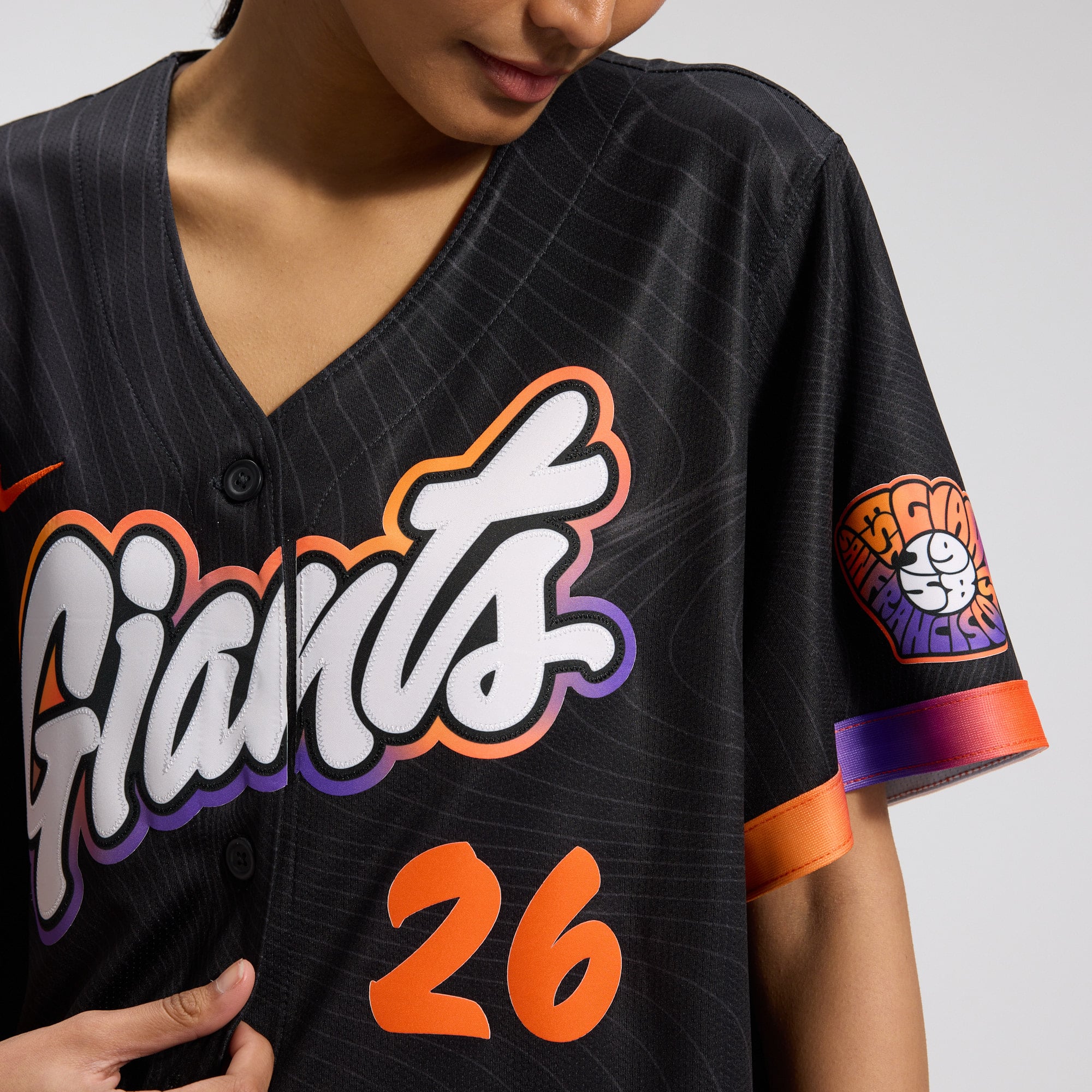 Women's San Francisco Giants Matt Chapman Nike Anthracite 2025 City Connect Limited Jersey - 10