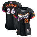 Women's San Francisco Giants Matt Chapman Nike Anthracite 2025 City Connect Limited Jersey