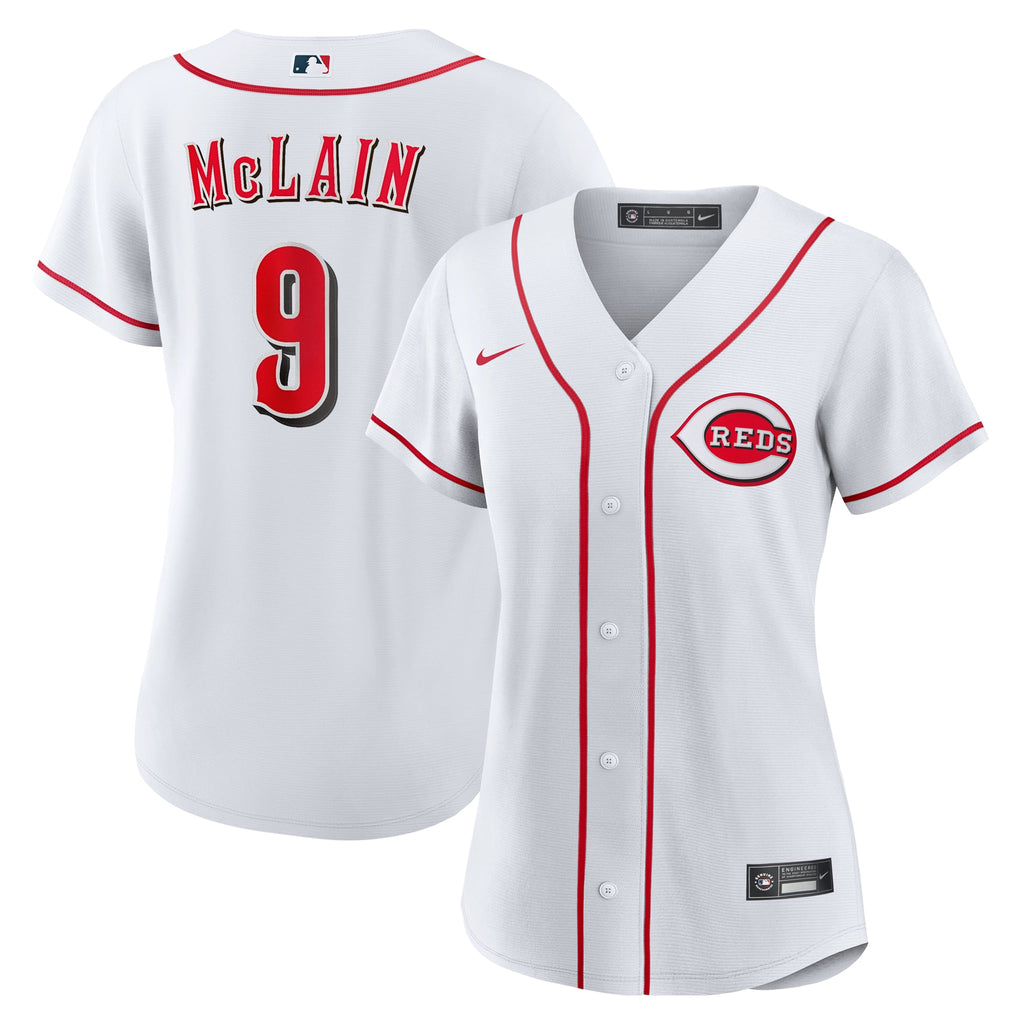 Women's Cincinnati Reds Matt McLain Nike White Home Replica Jersey - 2