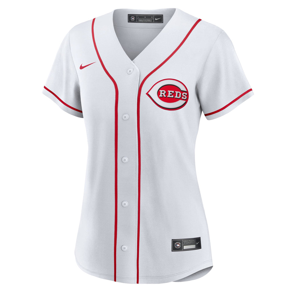 Women's Cincinnati Reds Matt McLain Nike White Home Replica Jersey - 3