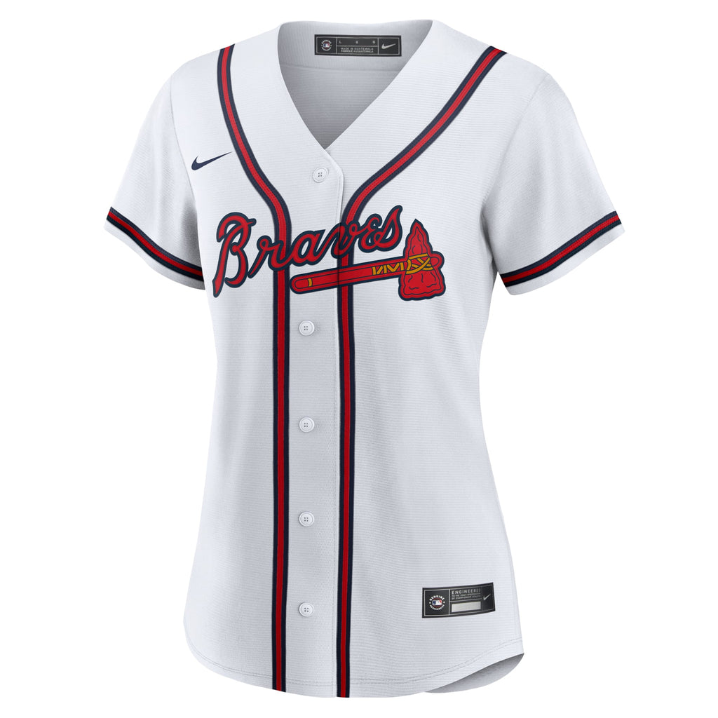 Women's Atlanta Braves Matt Olson Nike White Home Replica Player Jersey - 3