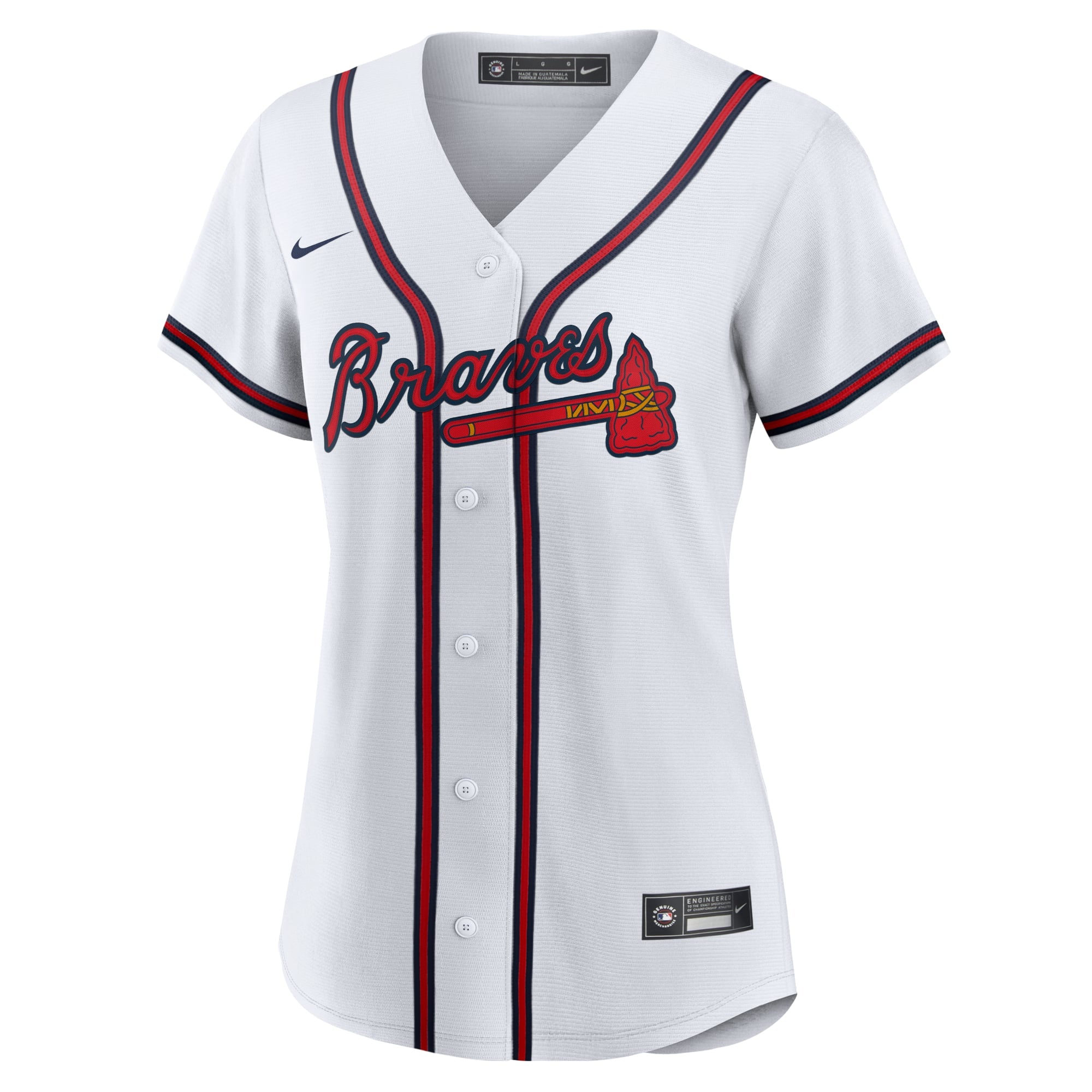 Women's Atlanta Braves Matt Olson Nike White Home Replica Player Jersey - 3