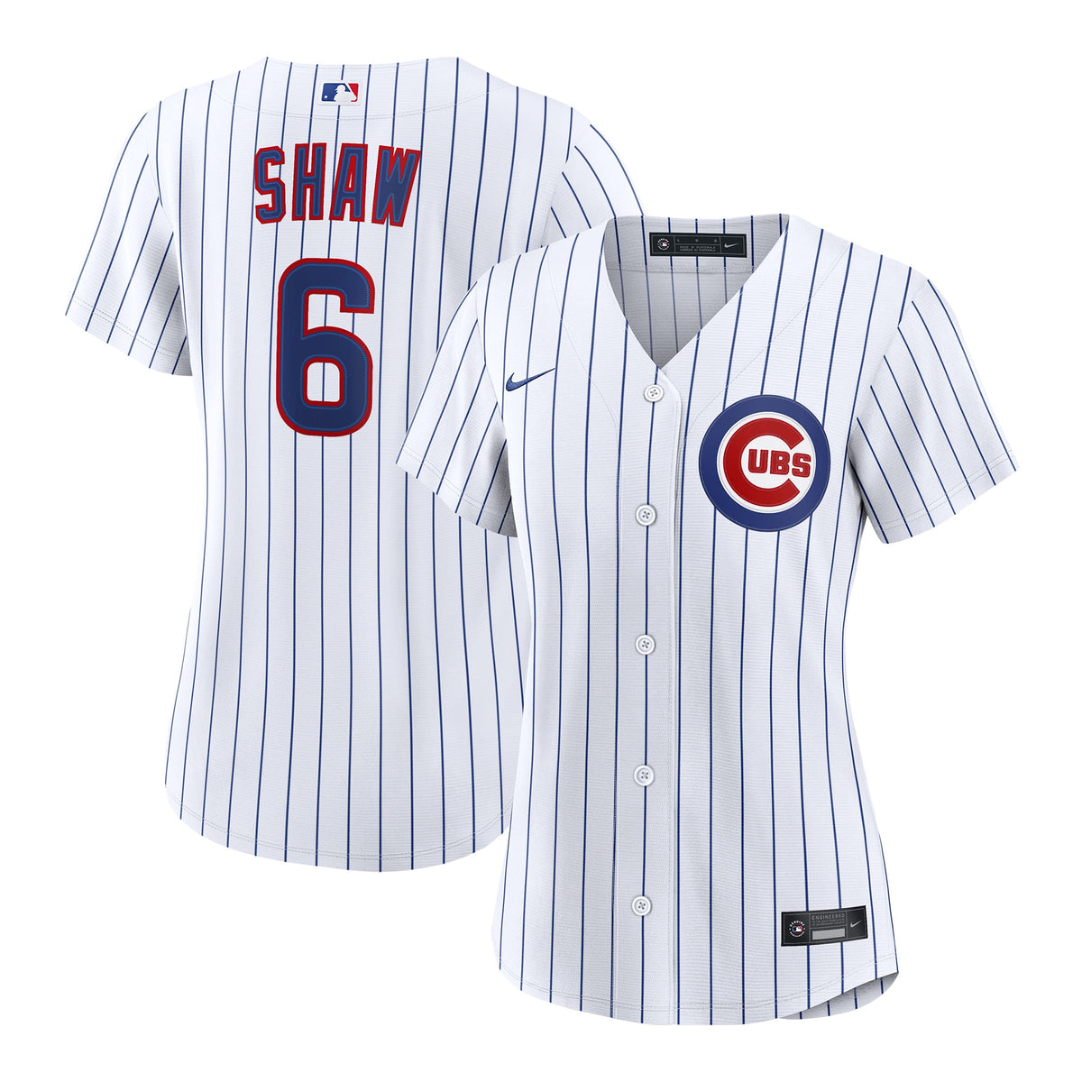 Women's Chicago Cubs Matt Shaw Nike White Home Replica Jersey - 2