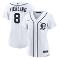 Women's Detroit Tigers Matt Vierling Nike White Home Replica Jersey