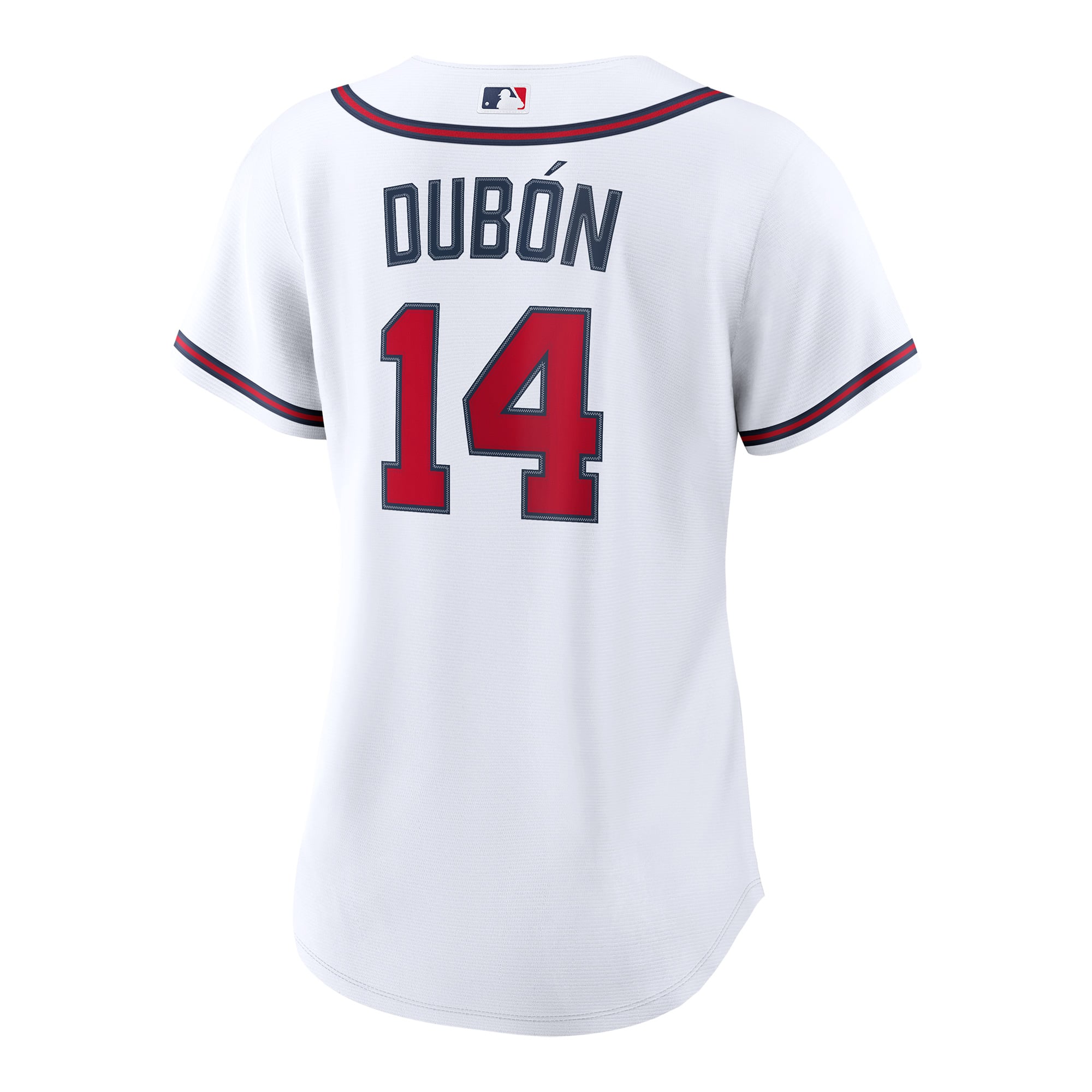 Women's Atlanta Braves Mauricio Dubón Nike White Home Replica Jersey - 4