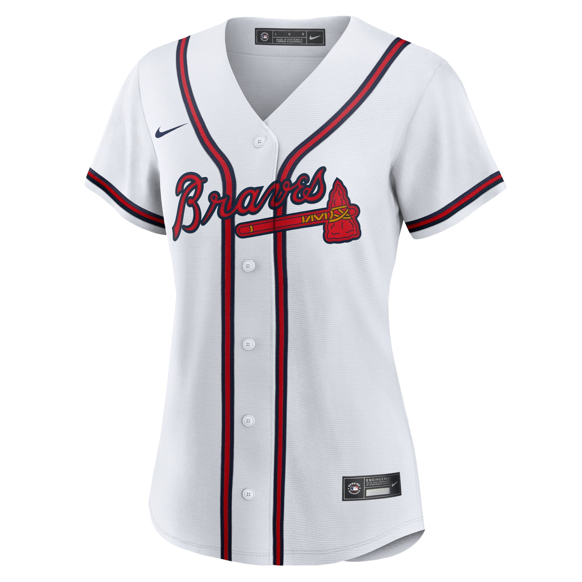 Women's Atlanta Braves Michael Harris II Nike White Home Replica Jersey - 3
